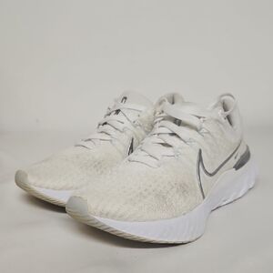 Nike White and Gray Athletic Sneakers
